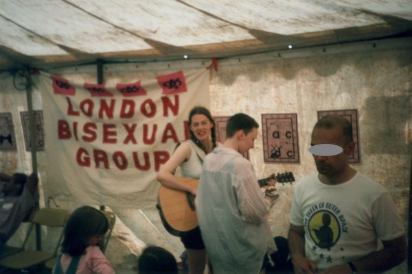 LGBT Pride 1996 - Kath and Jennifer get ready to perform their sets